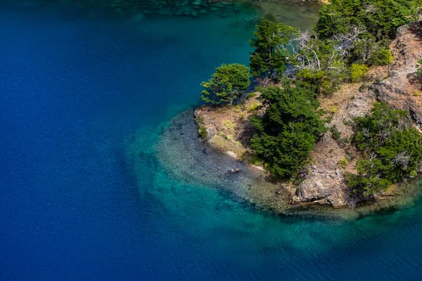 Кристально Чистая Вода Озера Кокрейн Патагония Чили — стоковое фото