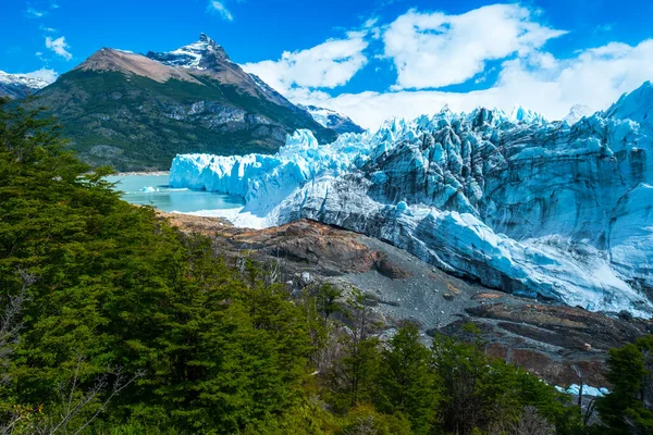 Ледник Перито Морено Солнечный День Патагония Аргентина — стоковое фото