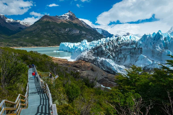 Glaciar Perito Moreno Dia Ensolarado Patagônia Argentina — Fotografia de Stock