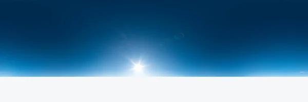 Верхняя Часть Бесшовной 360 Градусов Сферическая Панорама Естественное Чистое Голубое — стоковое фото