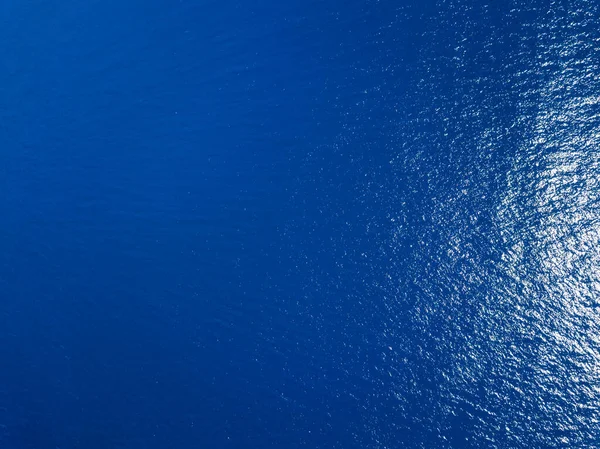 Mavi Deniz Yüzeyi Hava Görüntüsü — Stok fotoğraf