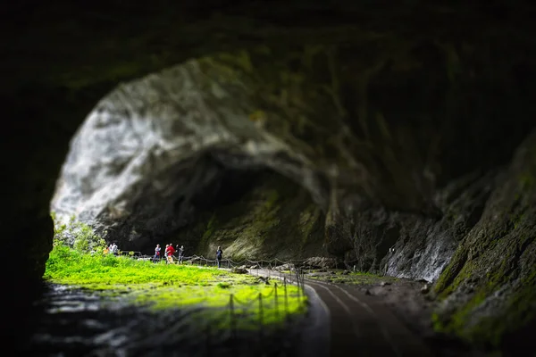 Eingang Zur Kapova Höhle Shulgan Tash Nature Reserve Ural Russland — Stockfoto