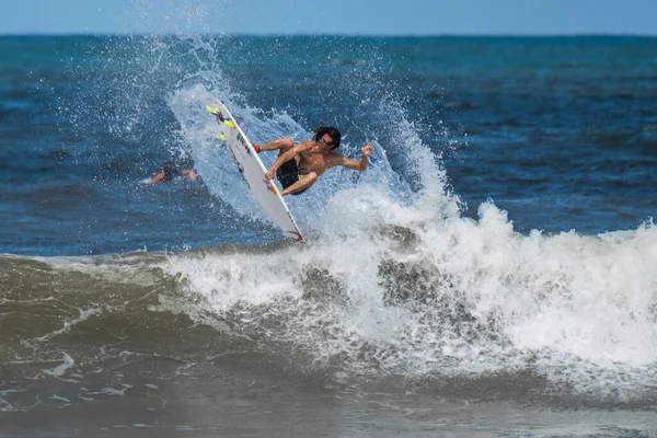 Oahu Usa Novembre 2018 Surfista Professionista Allena Prima Della Competizione — Foto Stock