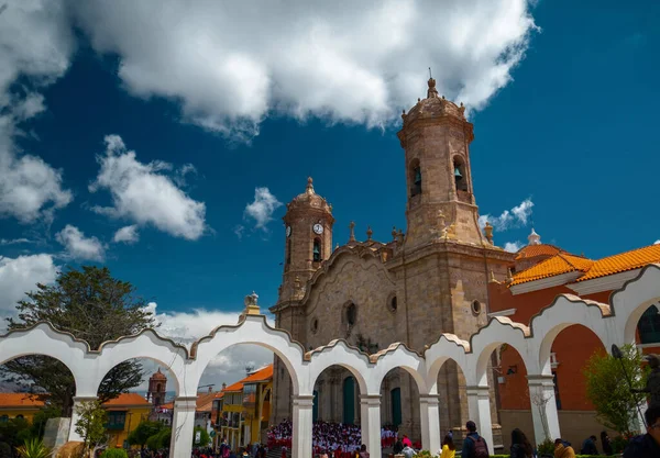 Kathedraal Basiliek Van Onze Lieve Vrouw Van Vrede Potosi Bolivia — Stockfoto