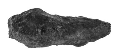 kömür beyaz arkaplanda izole edildi