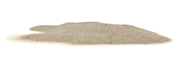 Beyaz Arkaplanda Izole Kum — Stok fotoğraf