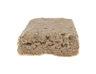 Halva beyaz arkaplanda izole edildi