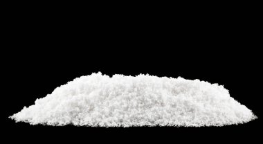 siyah bir zemin üzerine beyaz kar