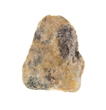 Beyaz arka plan üzerinde izole taş. Ambalaj tasarımı bir unsuru olarak