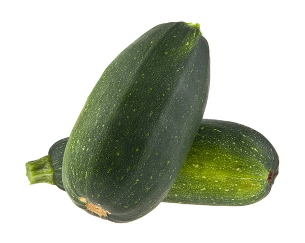 Zucchini Geïsoleerd Witte Achtergrond — Stockfoto