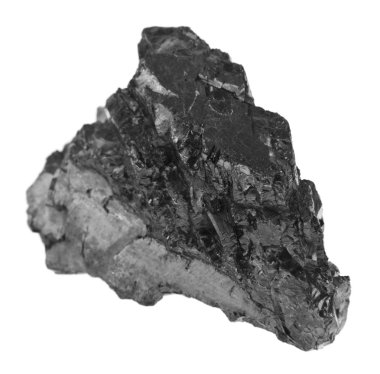 kömür beyaz arkaplanda izole edildi