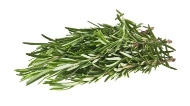 Beyaz arkaplanda biberiye izole edildi