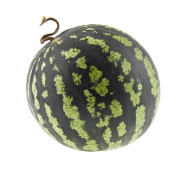 Beyaz arka plan üzerinde izole karpuz. Ambalaj tasarımı bir unsuru olarak