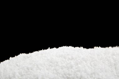 tatil resimler için siyah bir zemin üzerine beyaz kar