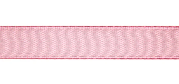 Pink Ribbon Isolated White Background — Stock Photo, Image