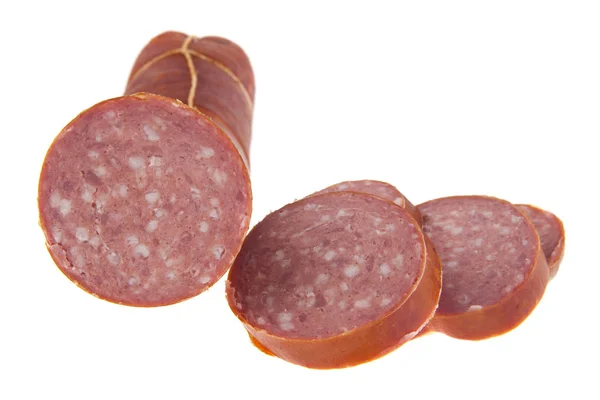 Sausage Isolated White Background — Stock Photo, Image