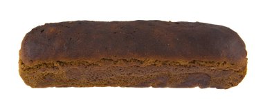 ekmek beyaz arkaplanda izole edildi