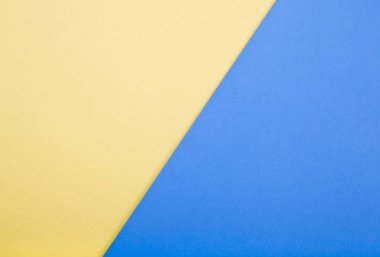 Renk kağıt. Arka plan için mavi ve sarı renkli kağıt