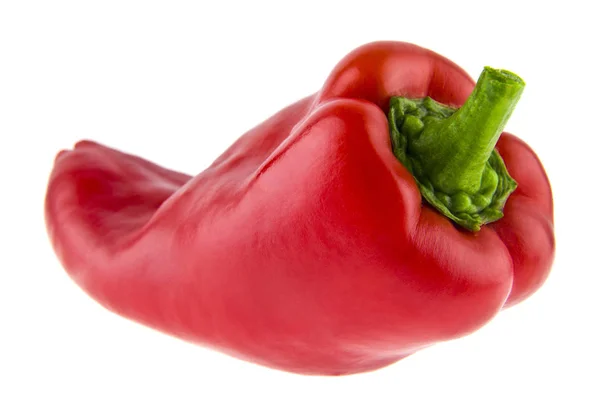 Pimiento Rojo Aislado Sobre Fondo Blanco — Foto de Stock