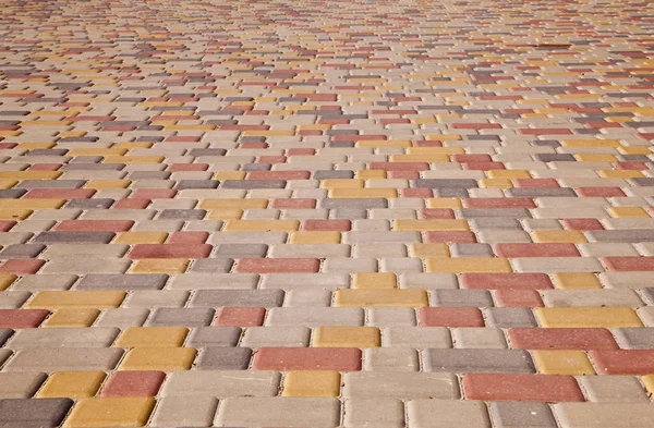 Pavimentazione Colorata Strada Come Sfondo — Foto Stock