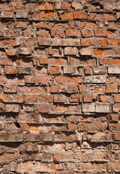 Textuur Oude Bakstenen Muur Als Achtergrond — Stockfoto