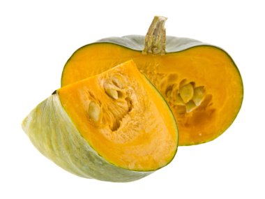 Beyaz arkaplanda kabak izole