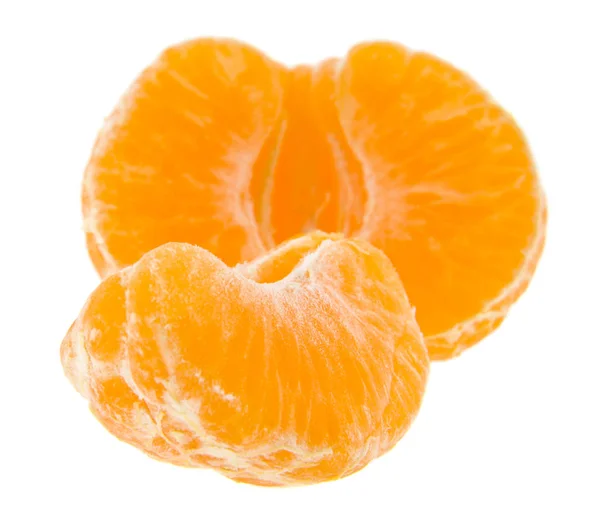Tangerines Isolées Sur Fond Blanc — Photo