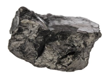 kömür beyaz arkaplanda izole edildi