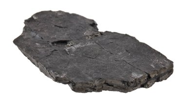 kömür beyaz arkaplanda izole edildi