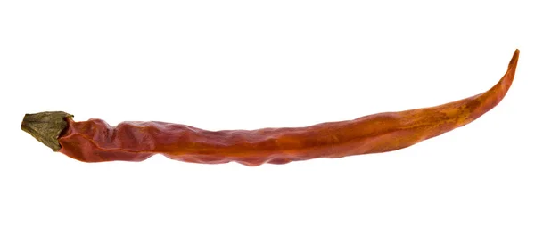 흰색 배경에 고립 된 빨간 고추 — 스톡 사진