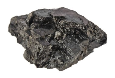 kömür beyaz arkaplanda izole edildi