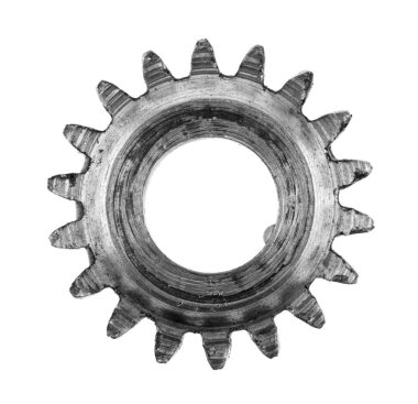 Metal teçhizat beyaz arkaplanda izole