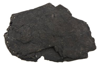 Beyaz arka planda izole kömür yakın çekim