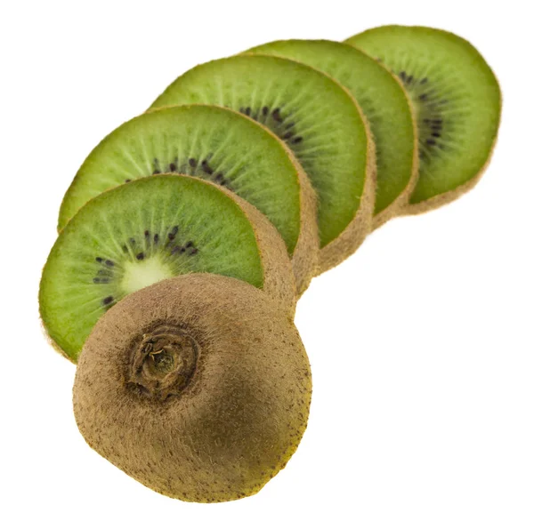 Kiwi aislado sobre fondo blanco —  Fotos de Stock