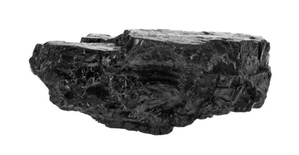 Kohle isoliert auf weißem Hintergrund Nahaufnahme — Stockfoto