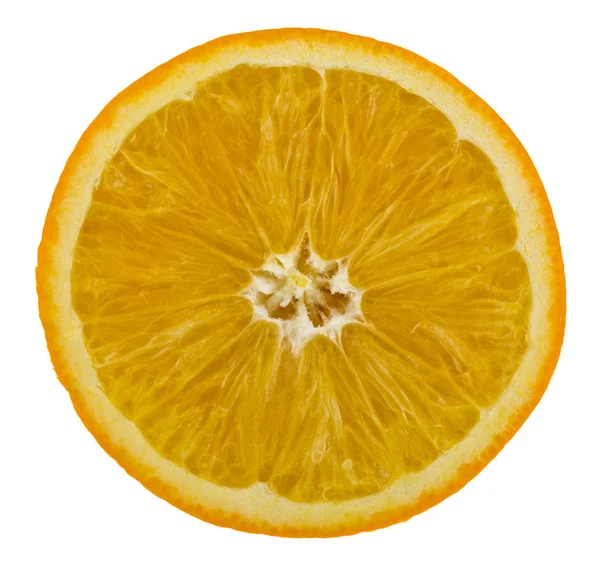 Τα πορτοκάλια που απομονώνονται σε λευκό φόντο από κοντά — Φωτογραφία Αρχείου