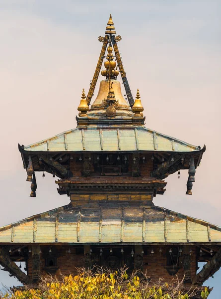 Detalle Templo Taleju Plaza Durbar Katmandú Nepal — Foto de Stock