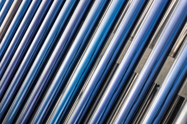 Closeup Solar Water Heater Tubes — Stock Photo, Image