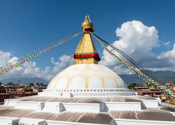 Boudhanath stupa i kathmandu — Stockfoto