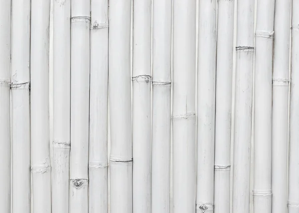 White bamboo wall texture — Stock Photo, Image