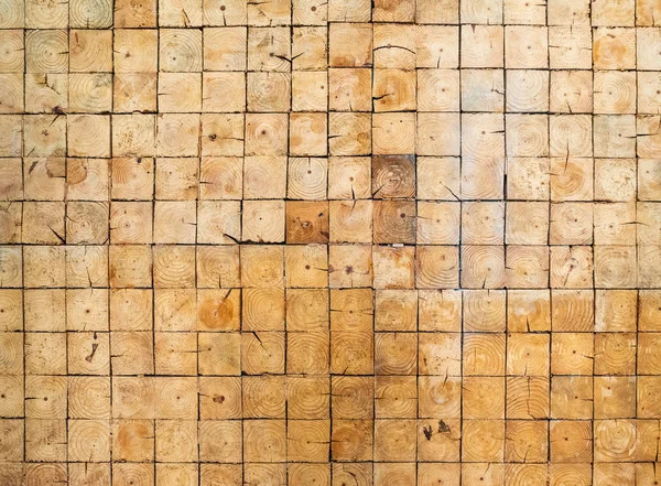 Τετράγωνη ξύλινη υφή τοίχου — Φωτογραφία Αρχείου