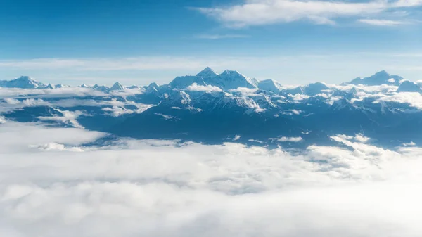 Vista aérea del Monte Everest en Nepal — Foto de Stock