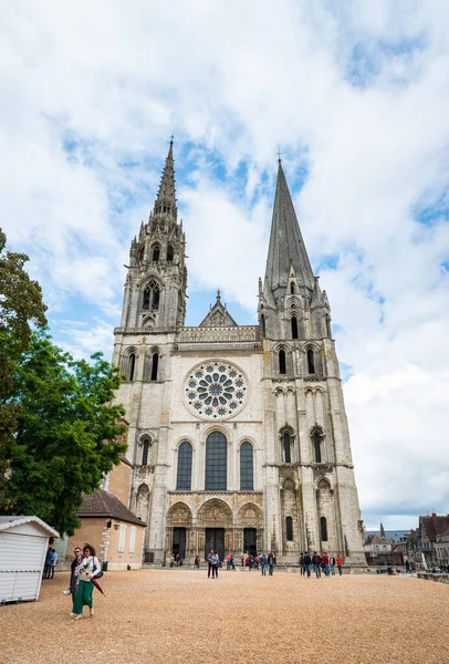 Kathedraal van Chartres in Frankrijk — Stockfoto