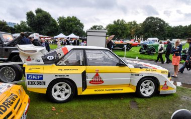 Audi Sport Quattro S1 E2 Londra 'daki Chelsea Autolegends' da. Eylül 2011.