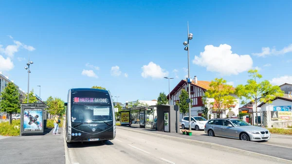 Autobusová zastávka Balichon v Bayonne, Francie — Stock fotografie