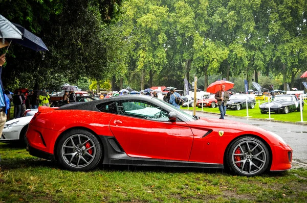 Röd Ferrari 599 GTO — Stockfoto