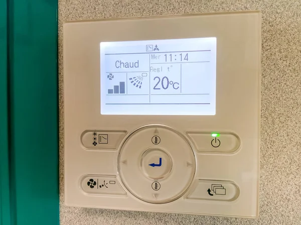 Thermostat Contrôle Chauffage Central — Photo