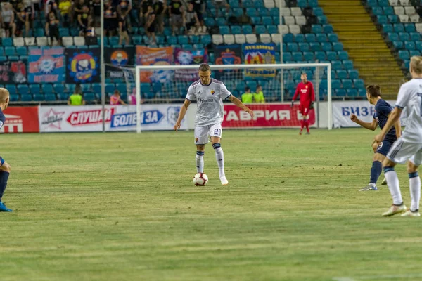 Odessa Ucrania Agosto 2018 Djurgardens Suecia Club Fútbol Durante Partido —  Fotos de Stock