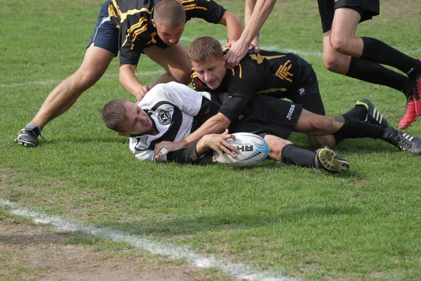 Odessa Ukraine September 2018 Endspiele Der Stärksten Rugby Mannschaften Der — Stockfoto