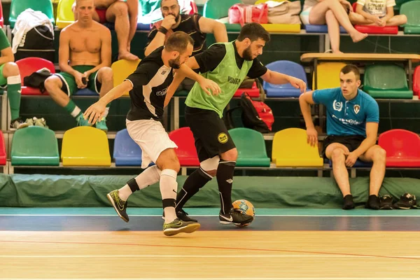 Odessa Ukraine July 2018 Unidentified Players Local Team Playing Mini — Stock Photo, Image